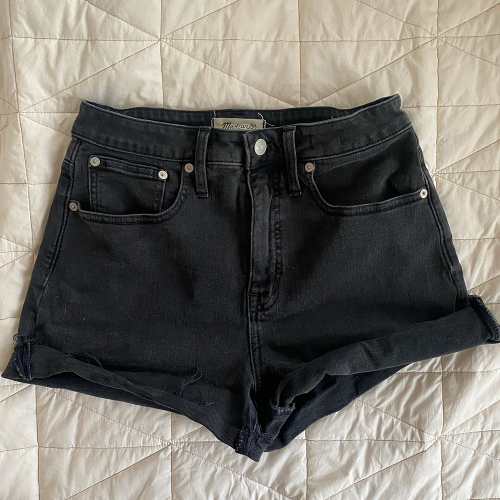 Madewell Curvy High Rise Denim Shorts 27